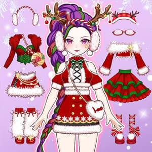 Christmas Fashion Dress Up & Makeup