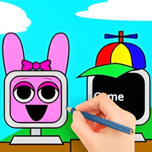 Coloring Book: Sprunki Fun Computer