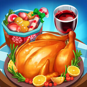 Ellie Happy Thanksgiving Day: Turkey Dinner Party