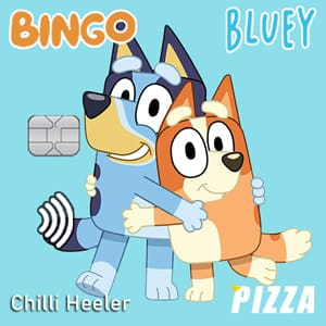 Jigsaw Puzzle: Bluey Credit Card
